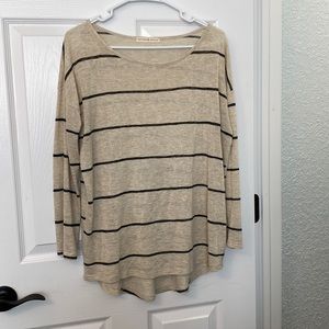 Striped long sleeve shirt